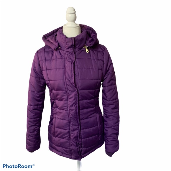 Rampage Purple Puffer Jacket - Picture 3 of 12